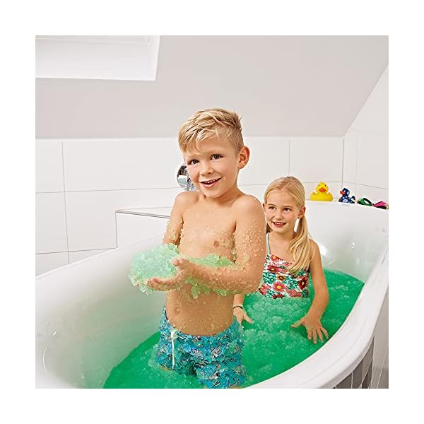 Gelli-Baff-Green-from-Zimpli-Kids-1-Bath-Pack-Turn-Water-Into-Colourful-Goo-Childrens-Sensory-and-Bath-Toy-Certified-Biodegradable-Gift Gelli Baff Green from Zimpli Kids, 1 Bath or 6 Play Uses, Magically turns water into thick, colourful goo, Children's…
