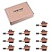 Longruner 10Pcs MG90S Metal Geared Micro Servo Motor 9G for Helicopter Airplane Boat Controls Mini Servo 450 LKY61