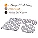 Bath Mats for Bathroom Floor 3-Pieces Set - Bathroom Rugs Set, Shower Mat, Toilet Rug, Bathroom Accessories - Thick Soft Memory Foam, Water Absorbent Bathmat, Non Slip Back - Gray - Over The Floor