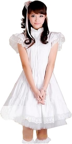 Amazon Co Jp プリンセス ロリータ ２way 長袖 半袖 ふりふり ワンピース 服 ファッション小物
