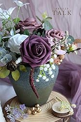 Breeze Talk Artificial Flowers Plum Roses 25pcs