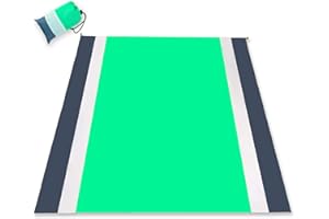 PY SUPER MODE Picnic Blanket Waterproof 78 × 82 inches - Extra Large Outdoor Beach Blanket Waterproof Sandproof, Lightweight & Portable Picnic Blankets for Camping Traveling Hiking