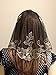 Gold Black Spanish Mantillas Veil Mantilla Catholic Church Chapel Lace ROSE - Medium