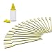 Bamboo Picks Paddle Skewers Cotail Picks 3.5 Inch Set of 200 (3.5