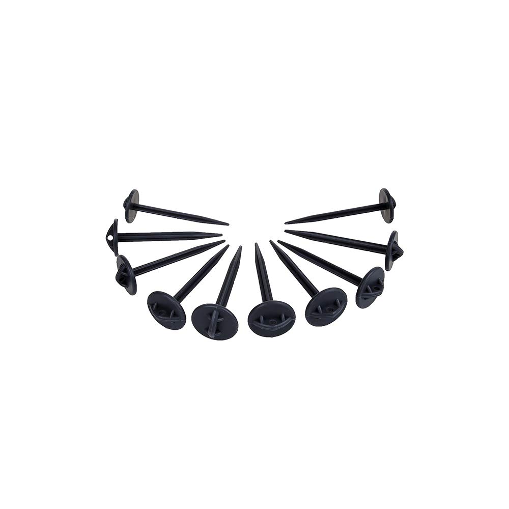 cartrend Caravan 10 Pcs Ground Sheet Tent Awning Carpet Pegs Plastic Tent Pegs Camping