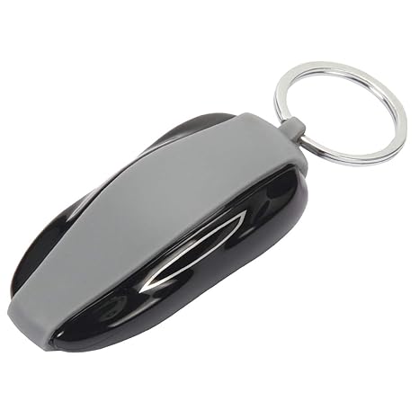 Deculo Key Fob Cover For Tesla Model S Silicone Car Key Cover Shell Protector Case Holder For Tesla S Accessories Gray Model S