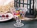 Dessert  Ice cream cups Mini trifle bowls,salad fruit dish 6 OZ set of 6 clear