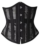 Everbellus Double Steel Boned Breathable Corset Heavy Duty Waist Training Shaper