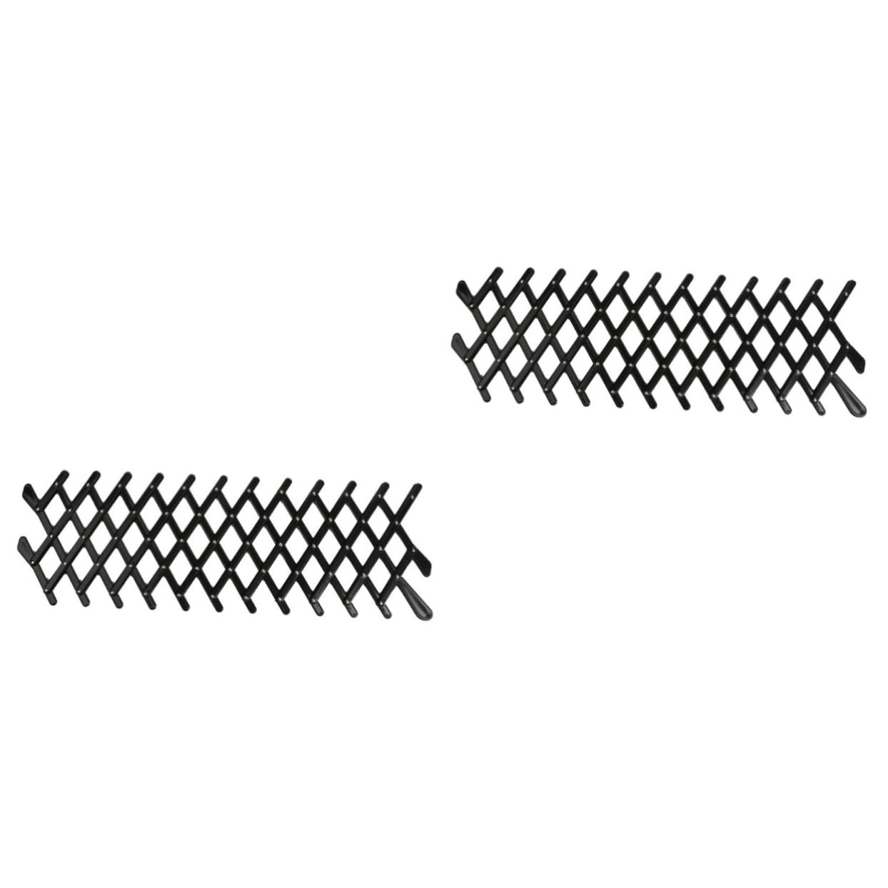 COSMEVIVI 2pcs Fence for Dog Retractable Vehicle Fence Dog Door Gate Car Window Pet Screen Cat Car Window Barrier Outdoor Cats Protector for Metal