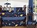 Sweet Jojo Designs Baby Children Kids Clothes Laundry Hamper for Space Galaxy Rocket Ship Bedding Set