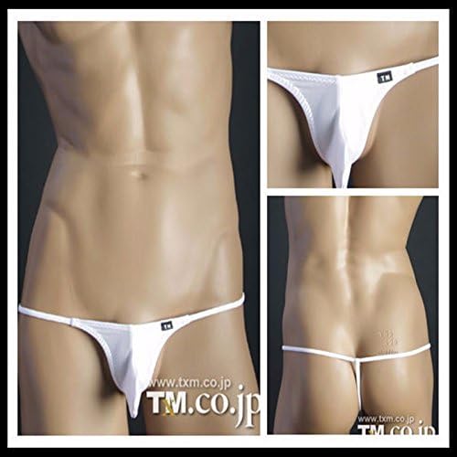 XiaoGao_ Men Hipster tight spandex G-string pants slim T