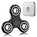 JBYAMUS Fidget Spinner Toy Ceramic Bearings Stress Reducer Perfect For ADD, ADHD, Anxiety, Hand Spinner EDC Focus Toy for Kids & Adults (Black)