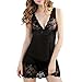 Unilove Sexy Lace Babydoll Lingerie Sheer Nightgown Nightwear Lingerie for Women