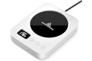 Misby Mug Warmer, Coffee Warmer for Desk Office Use, Smart Cup Warmer with 3 Temperature Settings, Auto Shut Off Tea Warmer, 