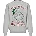 Biggie Claus Xmas Sweater: Unisex Gildan Crewneck Sweatshirt