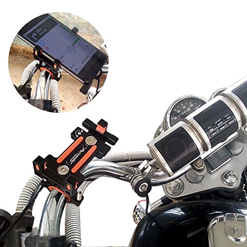 SpoLite Universal Premium Bike Phone Mount for Motorcycle - Bike Handlebars, Adjustable, Fits iPhone X, 8 | 8 Plus, 7 | 7 Plus, iPhone 6s | 6s Plus, Galaxy S7, S6, S5, Holds Phones Up To 3.94" Wide - Thumbnail 5