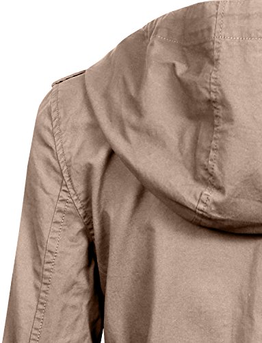 J. LOVNY Women's Versatile Military Anorak Jacket