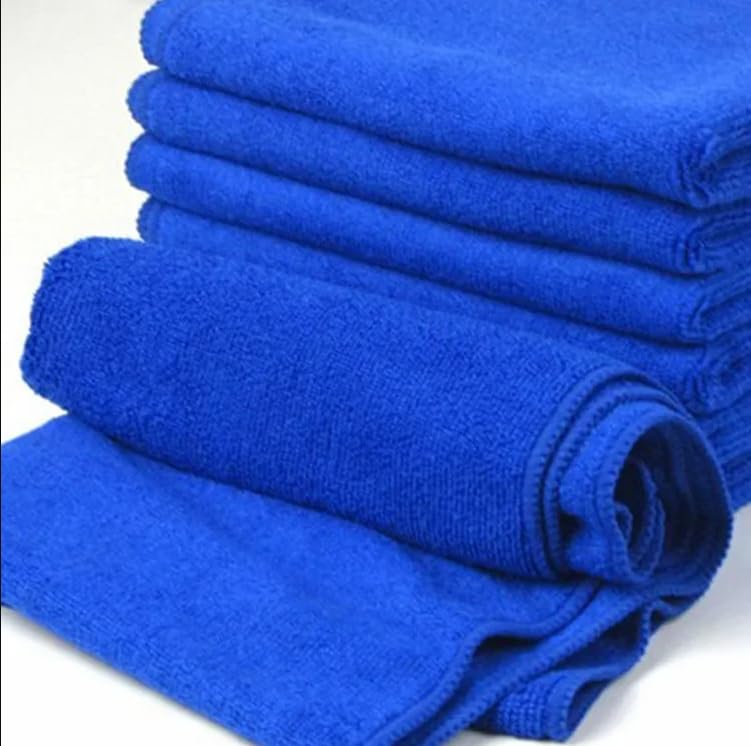 Photo 1 of 5 pcs Microfiber Towels Car Wash Drying Cloth Towel Household Cleaning Cloths Auto Detailing Polishing Cloth Home Clean Tools