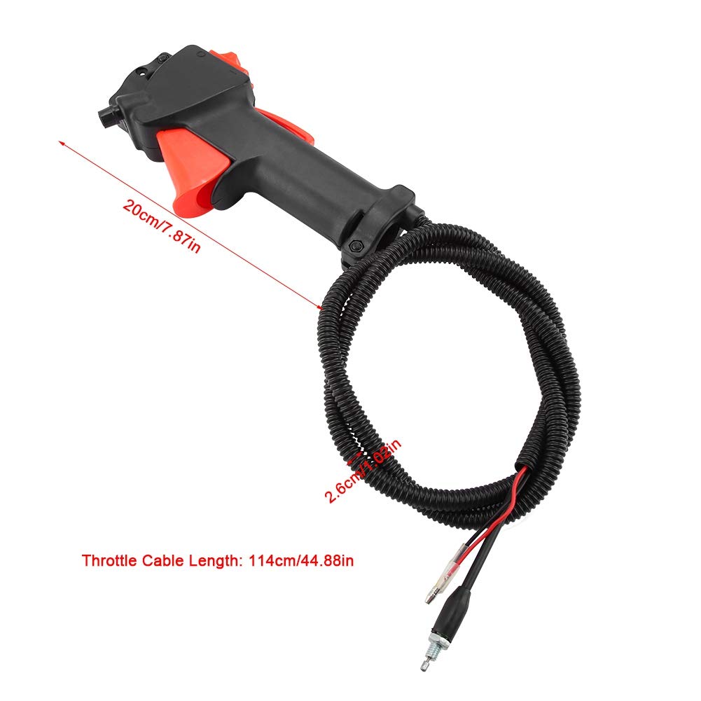 Strimmer Trimmer Handle Switch Throttle Trigger Cable Brush Cutter Accessories Tools 26mm : Industrial & Scientific