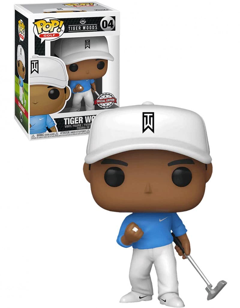 Funko POP! Golf: Tiger Woods - (Blue Shirt) - Collectable Vinyl Figure - Gift Idea - Official Merchandise - Toys for Kids & Adults - Sports Fans - Model Figure for Collectors and Display
