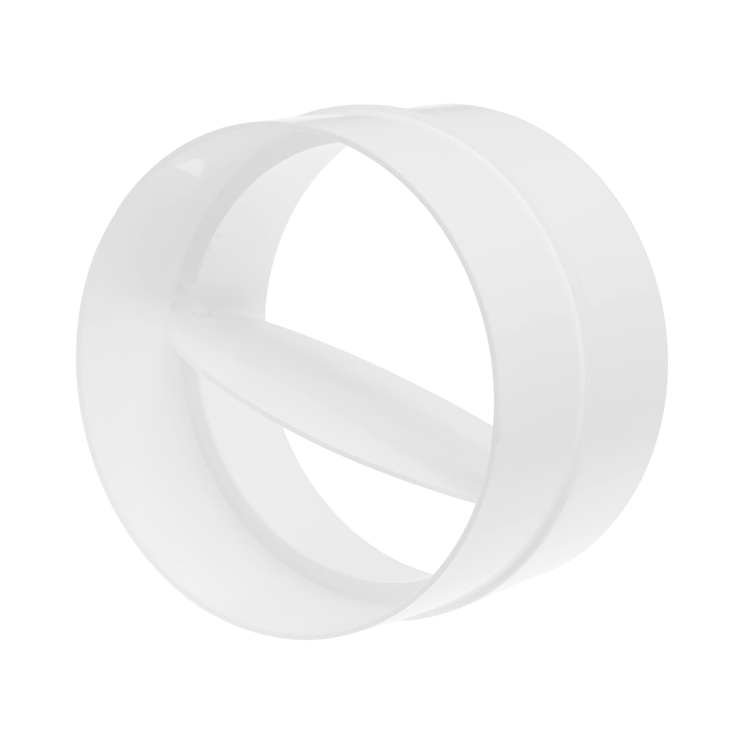 Repa Market 5" Inch / 125 mm Duct Backdraft Blockers - Pipe Connector with Backdraught Shutter - Backflow Preventer - Dryer Vent Adapter - Inline Air Extractor - Pipe Line Coupler with Valve — image 1