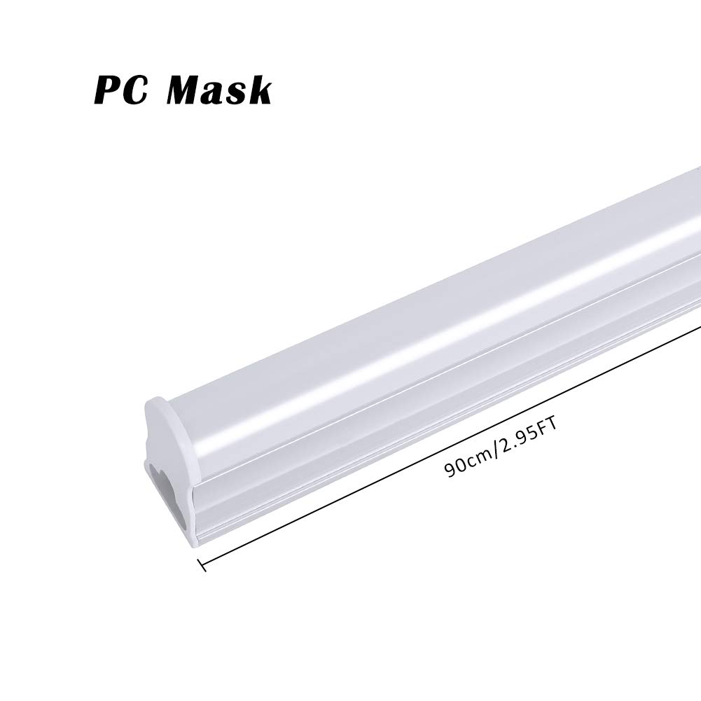 Pack 2x LED Luces de Tubo14W 1200LM 4000K Blanco neutro 90CM T5 LED