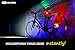 BLITZU Cyborg LED Bike Wheel Lights, Best Present Gift Ideas for kids, Men and Women. Fun Bicycle Spokes and Rims Safety Warning Light. Colorful Cycling Tire Accessories, Headlight or Tail light.