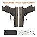 Gun Magnet Mount for Revolver–9mm Magazine Holster for Car, Truck, Pistol & Home Use –Concealed Firearm Grip Mount with Scratch Proof Rubber Coating for Handguns, Clip, Shotguns, Ruger 43lb Rated