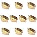 DC Cargo Mall E Track Wood Beam End Socket Shelf Brackets Accessories (10 Pack) - Fit with 2x4 2x6 Add Removable Etrack Load Lock Bar for Enclosed Trailers - Zinc-Coated Steel