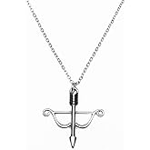 Sportybella Archery Charm Necklace - Archery Jewelry, Gift For Women, Teens and Girls