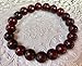 Natural and Genuine 8 mm Red Rosewood Handmade Mala Beads Healing bracelet, Red Wood Bracelet - Blessed & Energized Karma Nirvana Meditation beads - US Seller