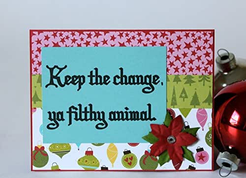 Home Alone Handmade Greeting Card Merry