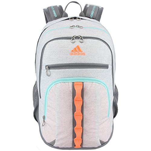 adidas Prime III Backpack, Jersey White/Grey/Flash Orange/Energy Aqua, One Size - Thumbnail 3