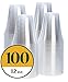 GUSTO [12 oz. - 100 Pack] Crystal PET Clear Plastic Cups for Party - Ideal for Cold Beverages, Smoothies, and Parties-(Formerly Comfy Package)