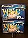 Panasonic SHG - Twin Pack TC-30 VHS C Blank Tapes - 90 Min. SLP Mode