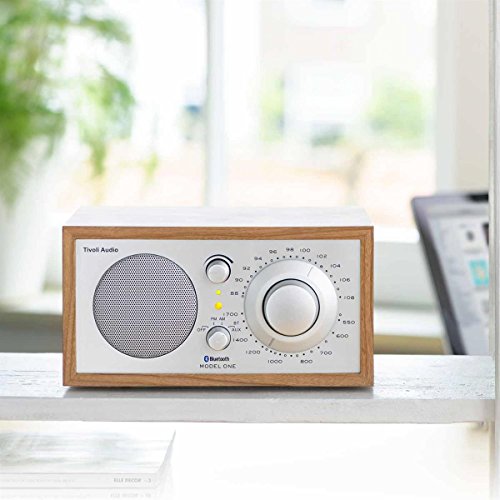 Tivoli Audio M1BTSLC Model One BT Bluetooth AM/FM Radio (Cherry/Silver)