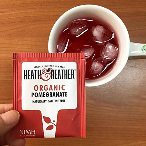 Generico Heath & Heather Infuso Biologico alla Melagrana Senza Caffeina - 2 x 20 Bustine di T鬠80 g - immagine 3