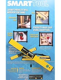 M D Building Products 92325 48" Ferroviario Smart Nivel de herramienta con Caso,