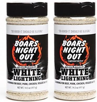 Boars Night Out White Lightning Everything Seasoning Steak Grill BBQ