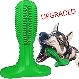 Dog Toothbrush Stick-Puppy Dental Care Brushing Stick Effective Doggy Teeth Cleaning Massager Nontoxic Natural Rubber Bite Resistant Chew Toys for Dogs Pets (Large Dog)