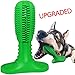 Wisedom Dog Toothbrush Stick-Puppy Dental Care Brushing Stick Effective Doggy Teeth Cleaning Massager Natural Rubber Bite Resistant Chew Toys for Dogs Pets Green