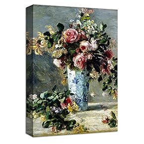 Canvas Wall Art Dance in The Country by Pierre-Auguste Renoir Canvas Prints Home Artwork Decoration for Living Room,Bedroom - 12x18 inches