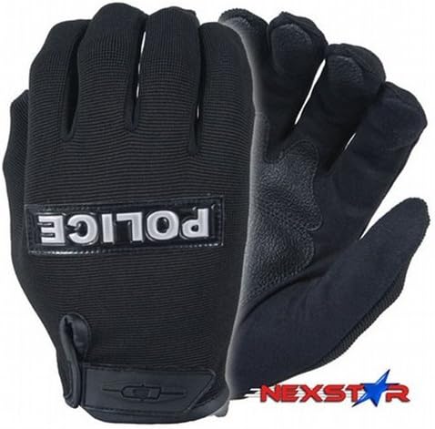MX10RPXLG Nexstar I Lightweight Duty Gloves with œPOLICE Reflective ID Plate, X-Large