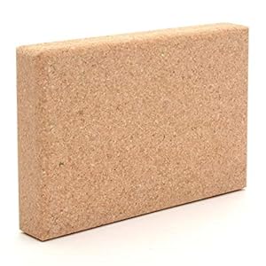 Cork Yoga Block Plank Balance Pad – By ZenYogaWedge – Premium 100% Natural Single Brick For Beginners and Professionals Yoga Pilates Classes Home Exercise Fitness – Eco-Friendly