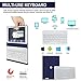 iPad Mini Keyboard Case ONLY for Apple iPad Mini 3,2,1,360° Rotatable Folio Protective Cover Detachable Wireless Bluetooth Keyboard with Retina Display - Non-Slip Case Adjust Any Angle (Dark Blue)