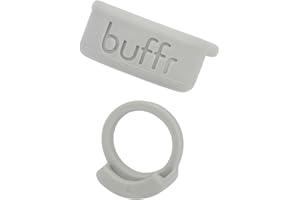 BUFFR Smart Ring Protector – Silicone Ring Guards Compatible with Oura, Ultrahuman, RingConn & More Bands – Slim Fit, Sensor-Friendly Smart Ring Cover for Workout, Work & Daily Wear (Sizes 4 to 14)