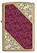Zippo 3 Brush Design Pocket Lighter, Brushed Brass