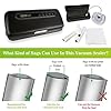 Razorri-E5200-M-Vacuum-Sealer-with-Starter-Kit-for-Food-Sous-Vide-Cooker-Compact-and-Full-Function-includes-Rolls-and-Bags-Easy-to-use-Indicator-Lights-Vacuum-Speeds-Selectable-Black