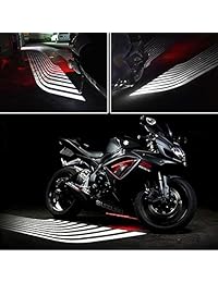 Luces LED auxiliares de control de alas de ángel para coches, motocicletas, Jeep, camiones, todoterreno, bicicleta, Kawasaki, Harley, ATV, SUV, vehículo y barco