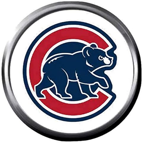 クールなシカゴ カブス野球mlbチームロゴ 18mm スナップジュエリーチャーム ついに再販開始 mm